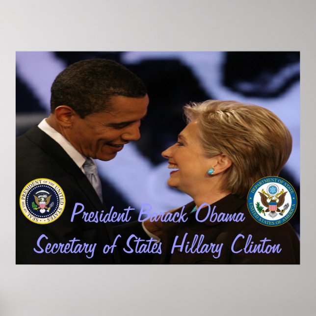 President Obama Secretary of States Clinton Gifts Poster (Front)
