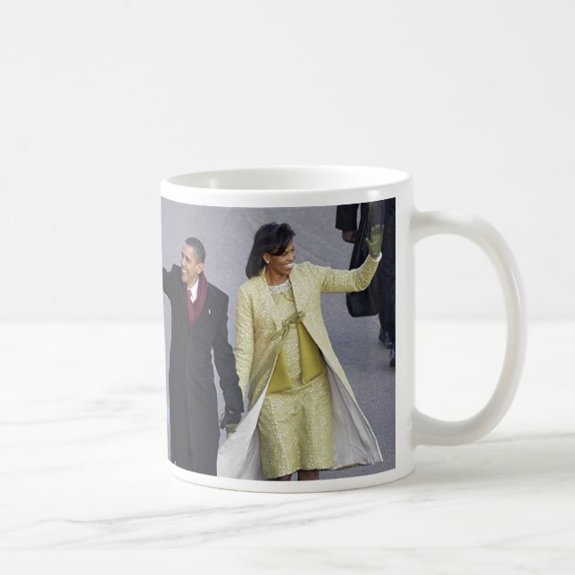 President Obama WALK ON PENNSYLVANIA Ave Coffee Mug (Right)