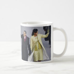 President Obama WALK ON PENNSYLVANIA AVE Coffee Mug