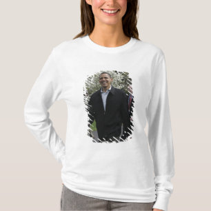 President Obama walks to the basketball courst T-Shirt