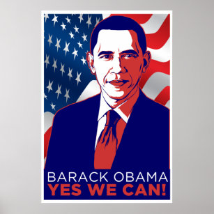 President Obama "Yes We Can!" Poster