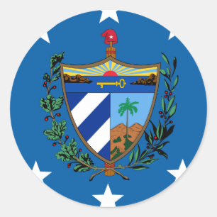President Of Cuba, Croatia Classic Round Sticker