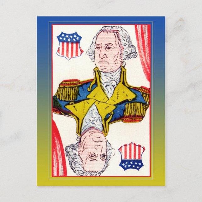 President of Shields - George Washington Postcard (Front)