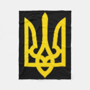 President Of Ukraine Volodymyr Zelensky Ukrainian Fleece Blanket