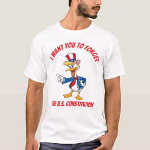 President Quack Trump and The U.S. Constitution T-Shirt