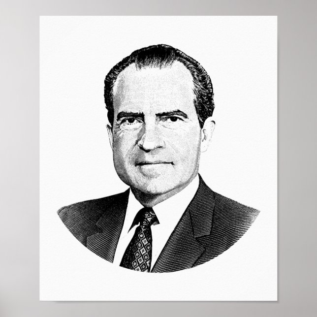 President Richard Nixon Graphic Poster (Front)