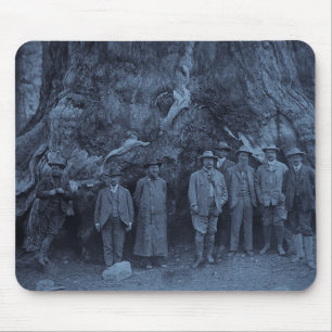 President Roosevelt and John Muir -- (Cyan) Mouse Pad