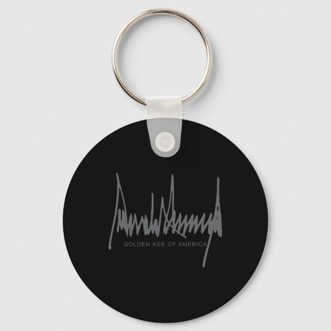 President Signature Golden Age Of America 4th Of J Key Ring (Front)