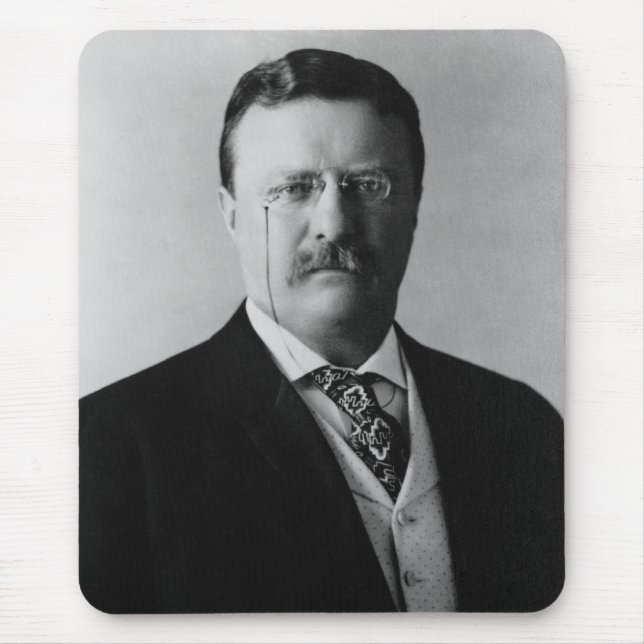 President Theodore Roosevelt Portrait Mouse Pad (Front)