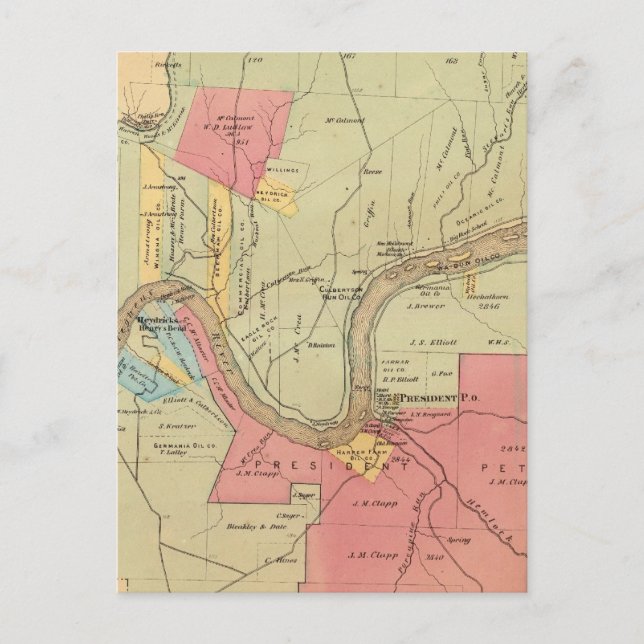 President Township Postcard (Front)