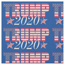 President Trump 2020 Pattern Fabric