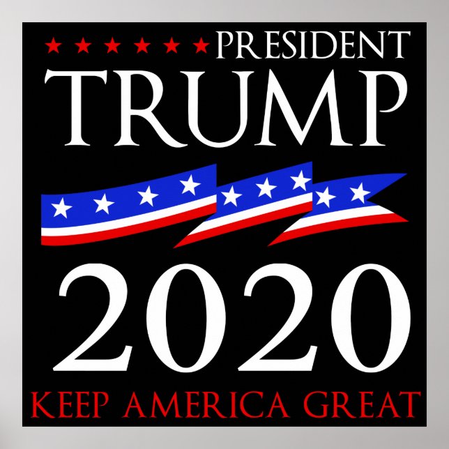 President Trump 2020 Poster (Front)