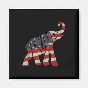 President Trump 2024 Republican Elephant Trump Magnet