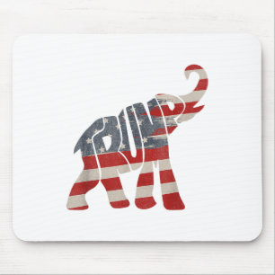 President Trump 2024 Republican Elephant Trump Mouse Pad