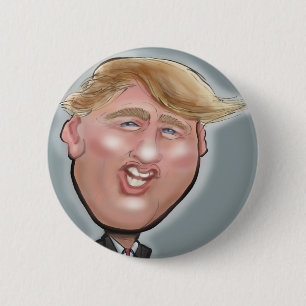 President Trump 6 Cm Round Badge