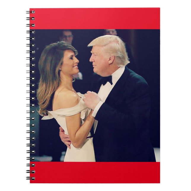 President Trump and Melania Dancing Notebook (Front)