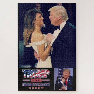 President trump and Melania Dancing - Trump 2020 Jigsaw Puzzle