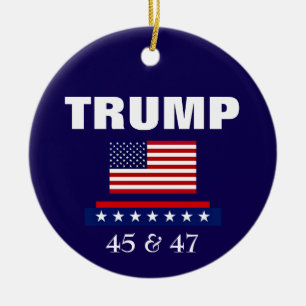 PRESIDENT TRUMP CHRISTMAS ORNAMENT