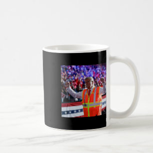 President Trump Garbyge Truck Worker Vest Mega 202 Coffee Mug