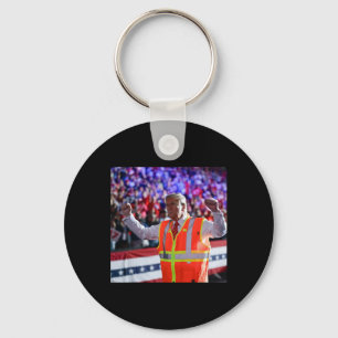President Trump Garbyge Truck Worker Vest Mega 202 Key Ring