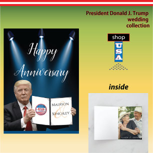 President Trump Great Fab Anniversary Thank You Card