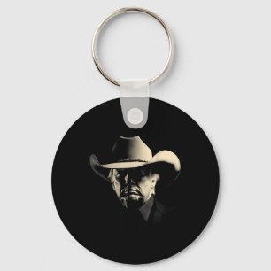 President Trump Head Cowboy Usa 2024 Vote Election Key Ring