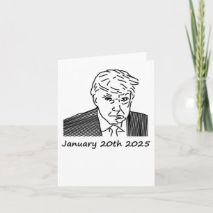 President Trump Inauguration 2025 Card