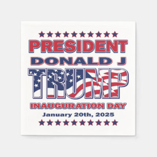 President Trump Inauguration 2025 Napkin