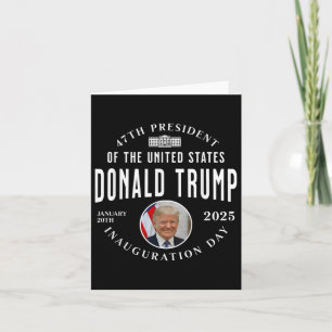 President Trump Inauguration Day 2025 Memorabilia Card