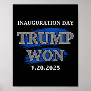 President Trump Inauguration Day 2025 Memorabilia  Poster