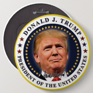 President Trump Inauguration Day Souvenir 6 Cm Round Badge