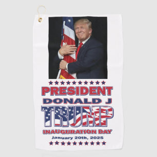 President Trump Inbauguration Golf Towel
