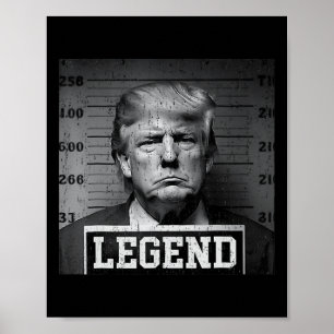 President Trump Mug Shot Poster