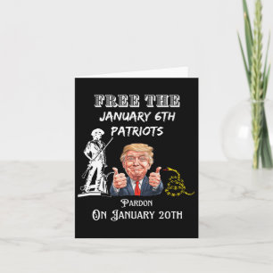 President Trump Pardon The January 6th Patriots Ja Card