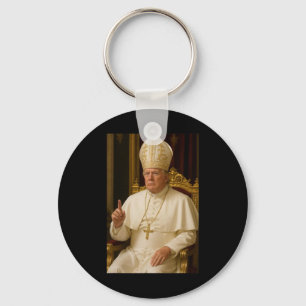 President Trump Pope 2025 Key Ring