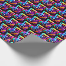 PRESIDENT TRUMP PSYCHEDLIC COLORS