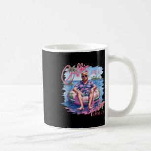 President Trump Shirt Funny Chillin Like A Felon Coffee Mug