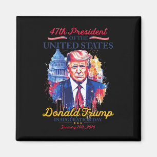 President Trump Usa Inauguration Day 2025 Memorabi Magnet