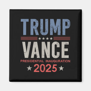 President Trump Vance Inauguration Day 2025 Usa Magnet