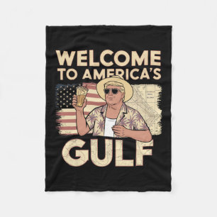 President Trump Welcome Fleece Blanket