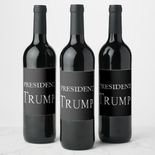 PRESIDENT TRUMP  WINE LABEL