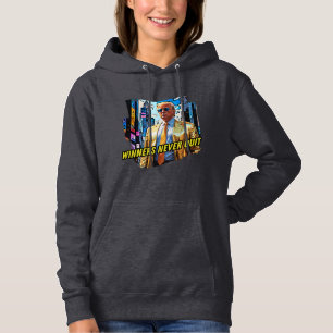 President Trump - Winners Never Quit Hoodie
