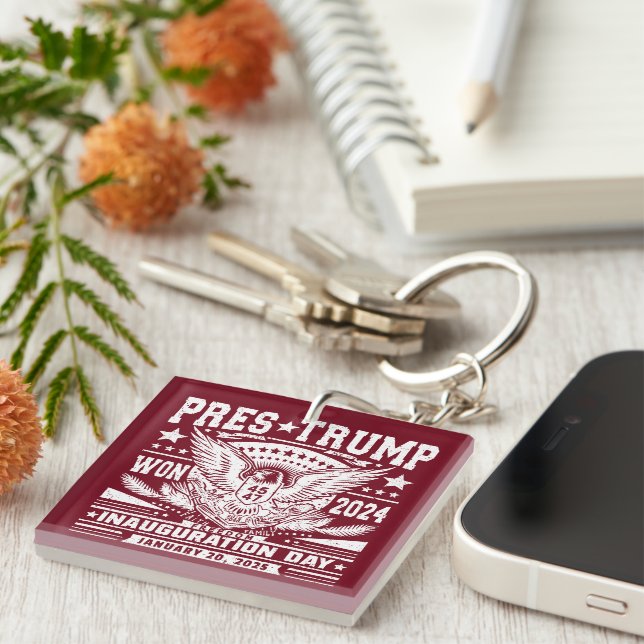 President Trump Won 2024 Key Ring (Front Right)