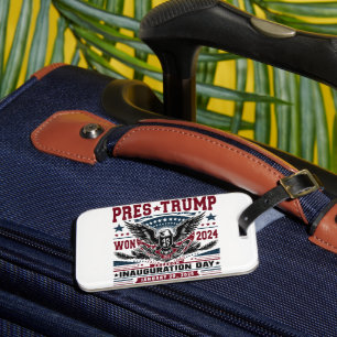 President Trump Won 2024 Luggage Tag