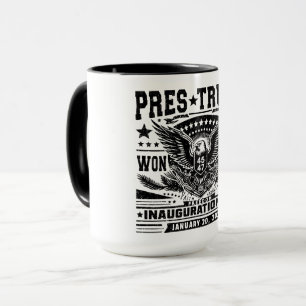 President Trump Won 2024 Mug