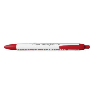 President Vice President Inauguration Day Blue Ink Pen
