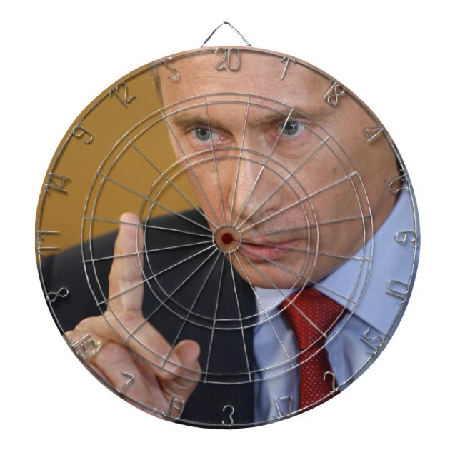 President Vladimir Putin Bullseye Dartboard (Front)