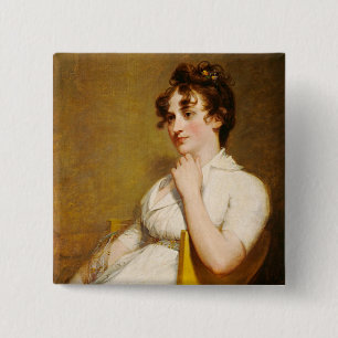 President Washington's Family Nelly Custis 15 Cm Square Badge