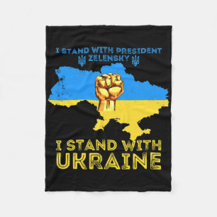 President Zelensky Not All Heroes Wear Capes Ukrai Fleece Blanket