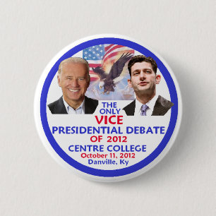 Presidential Debate 6 Cm Round Badge
